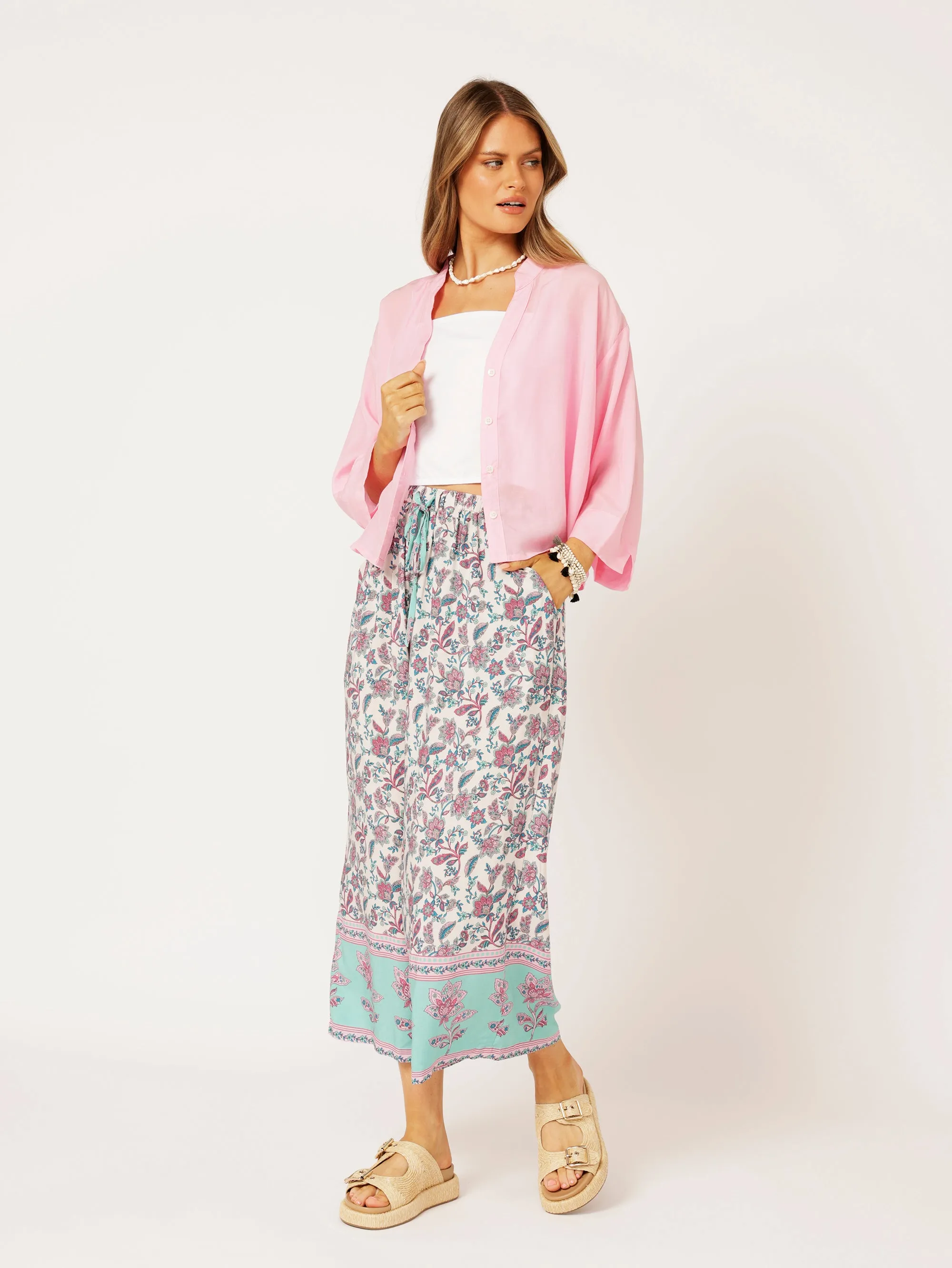 Mini Maple Shirt | Ice Pink