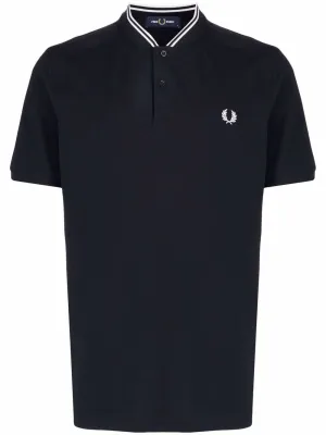 mock neck polo shirt