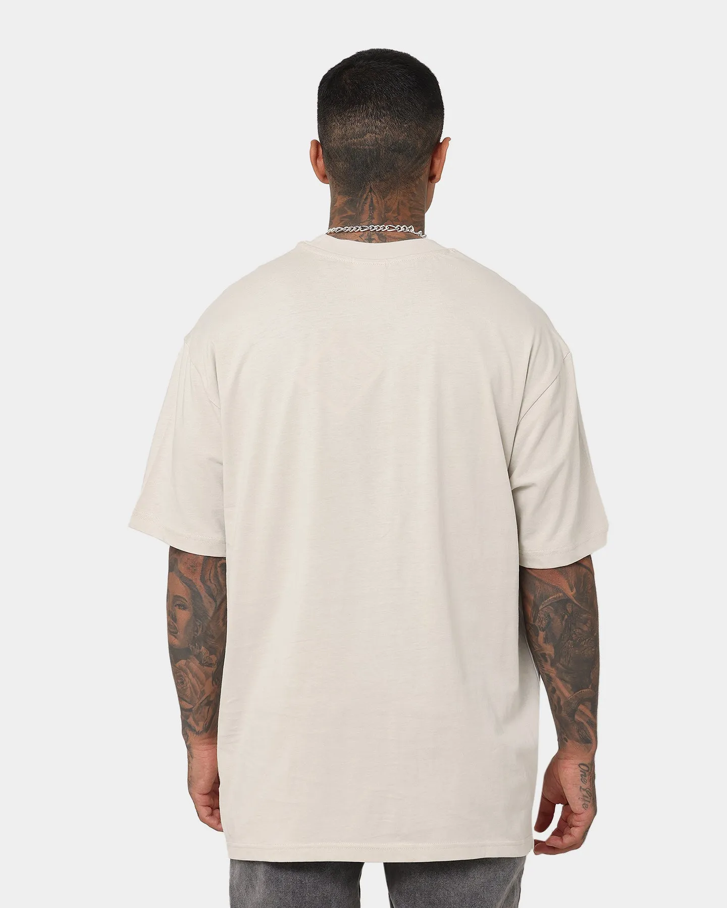 New Era New York Yankees Heritage Logo T-Shirt Beige