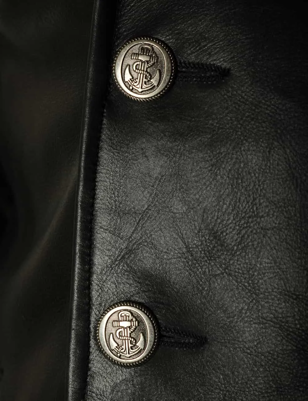 Nimitz Leather Pea coat Art. 131