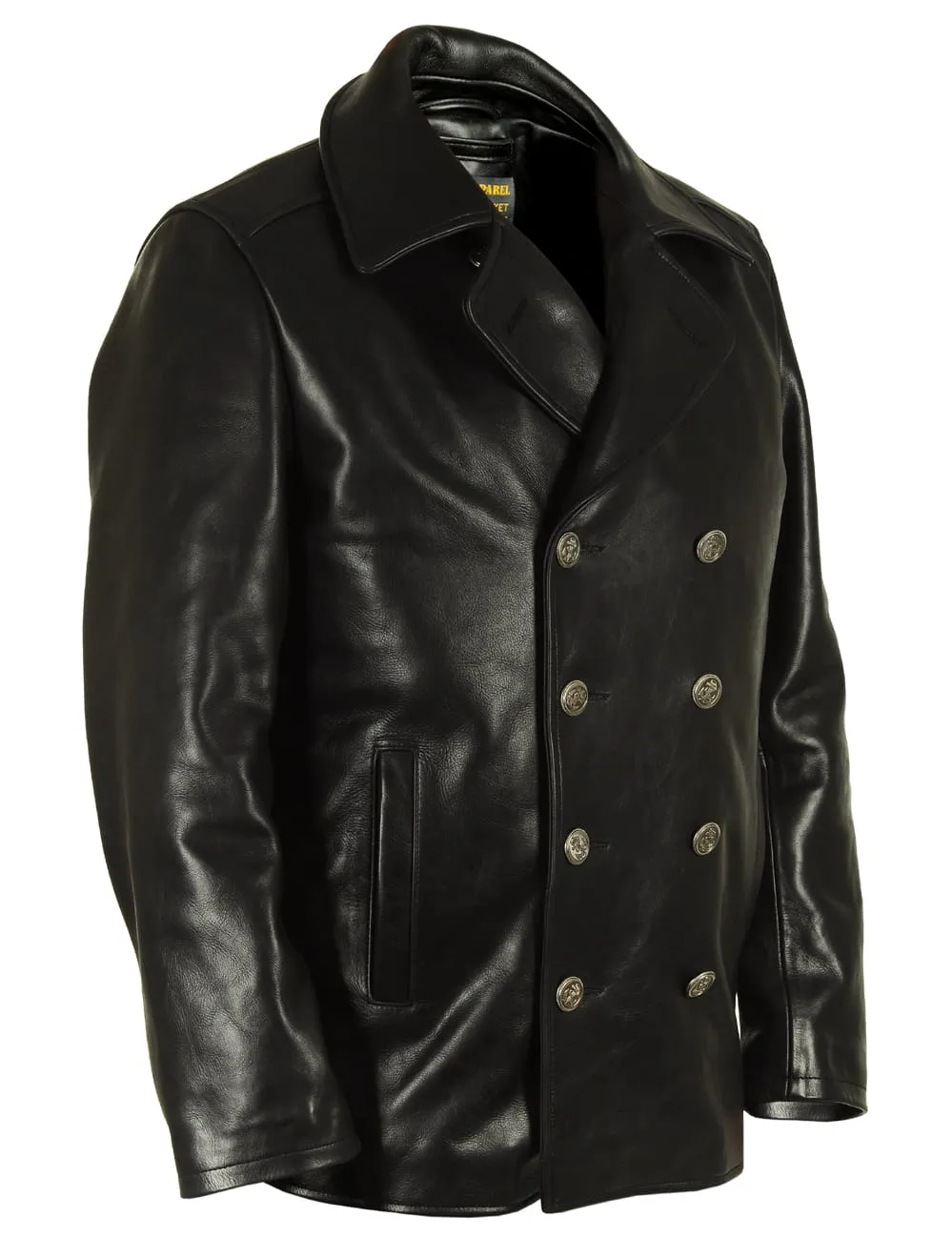 Nimitz Leather Pea coat Art. 131