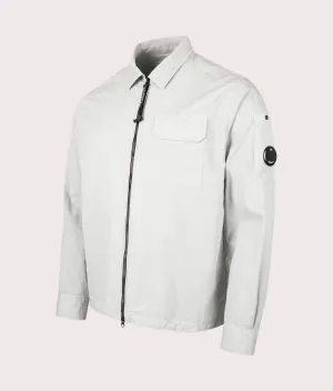 Organic Gabardine Zip Through Overshirt