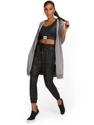 Oversized Zip-Front Hoodie