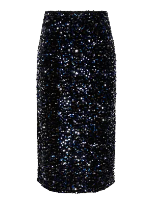 PCKAM Midi Skirt - Black
