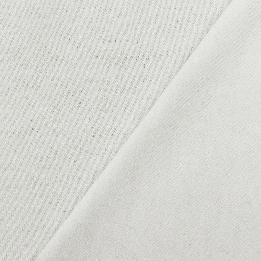 Powder White Solid Stretch Jersey Knit Fabric