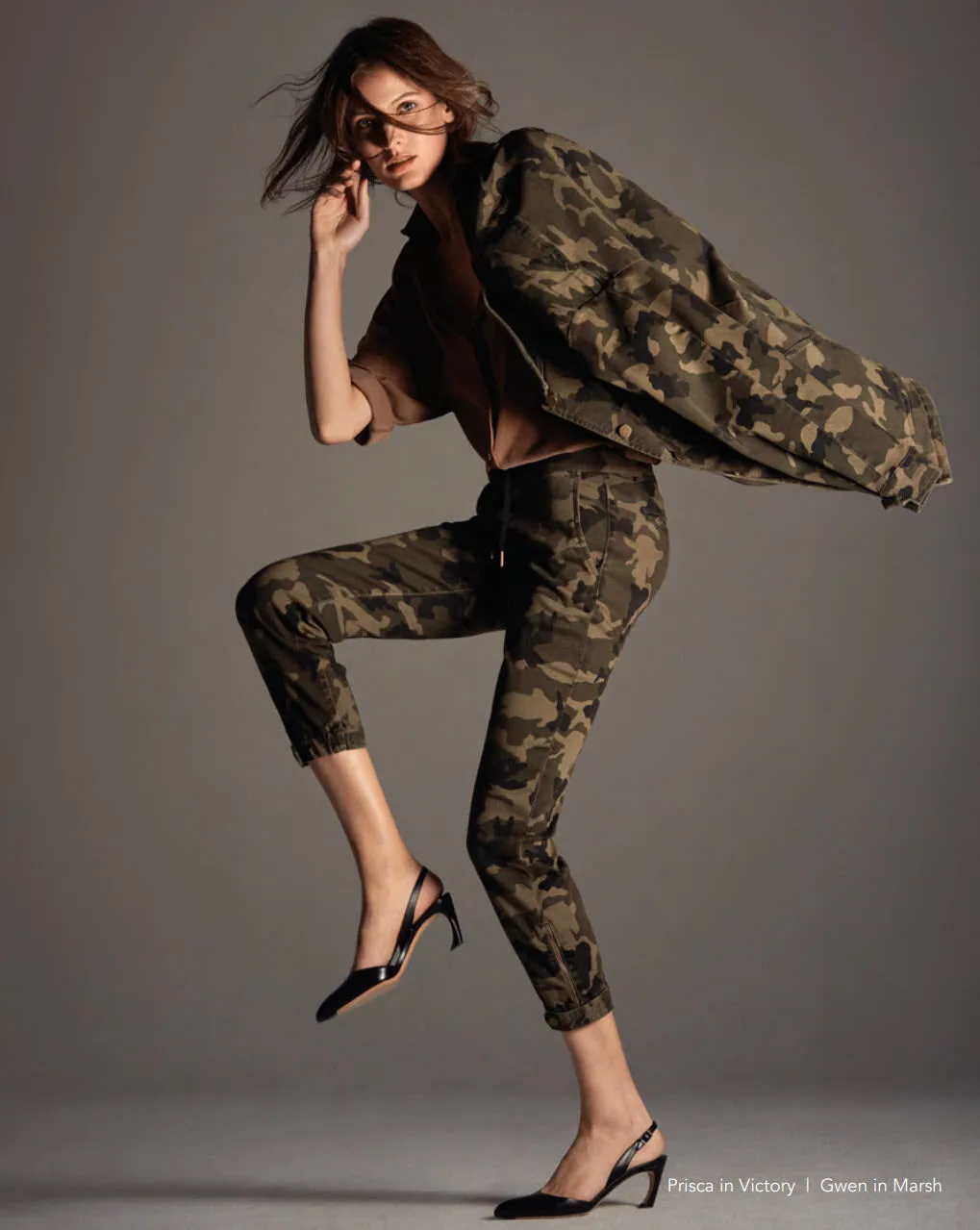 PRISCA CAMO JACKET VICTORY