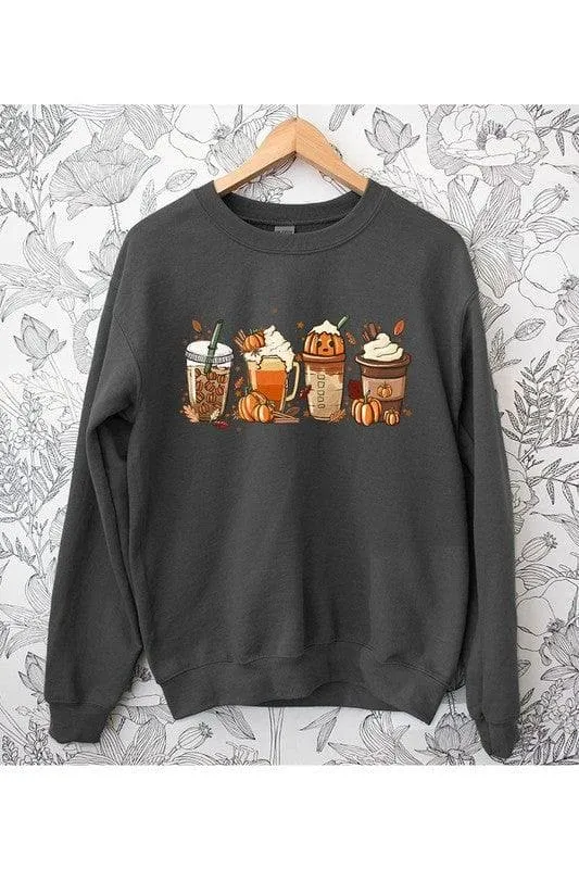 PUMPKIN SPICE Unisex Fleece Graphic Sweatshirt
