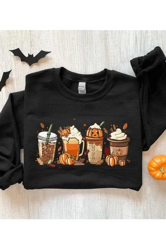 PUMPKIN SPICE Unisex Fleece Graphic Sweatshirt