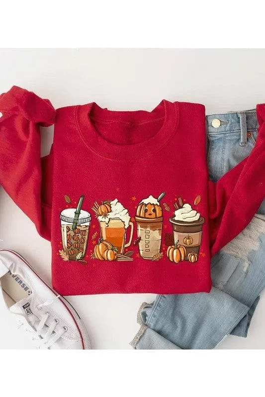 PUMPKIN SPICE Unisex Fleece Graphic Sweatshirt