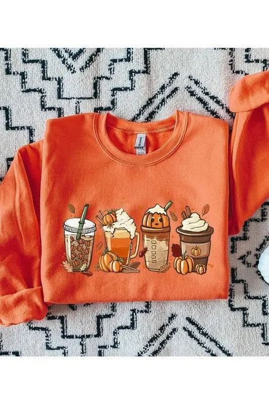 PUMPKIN SPICE Unisex Fleece Graphic Sweatshirt