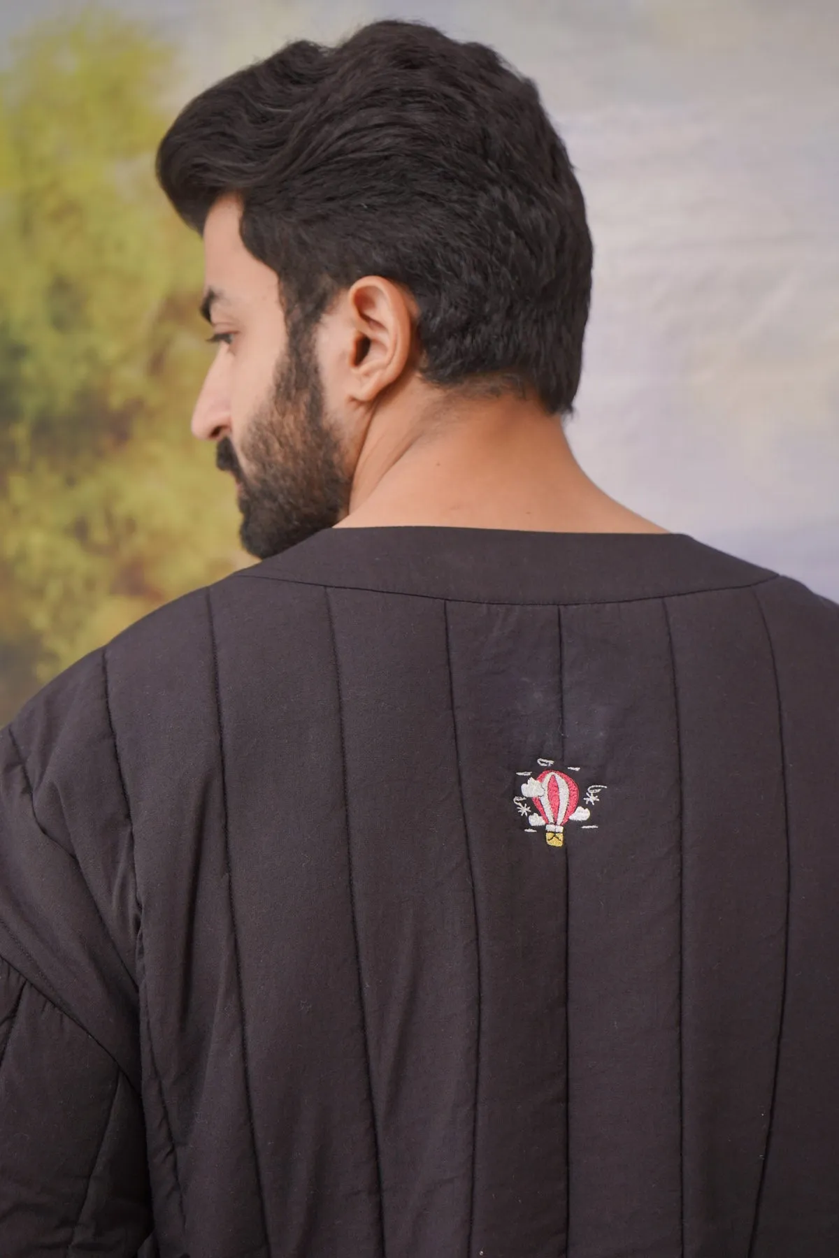 Quilted Black Outdoor Jacket