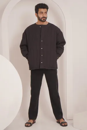 Quilted Black Outdoor Jacket