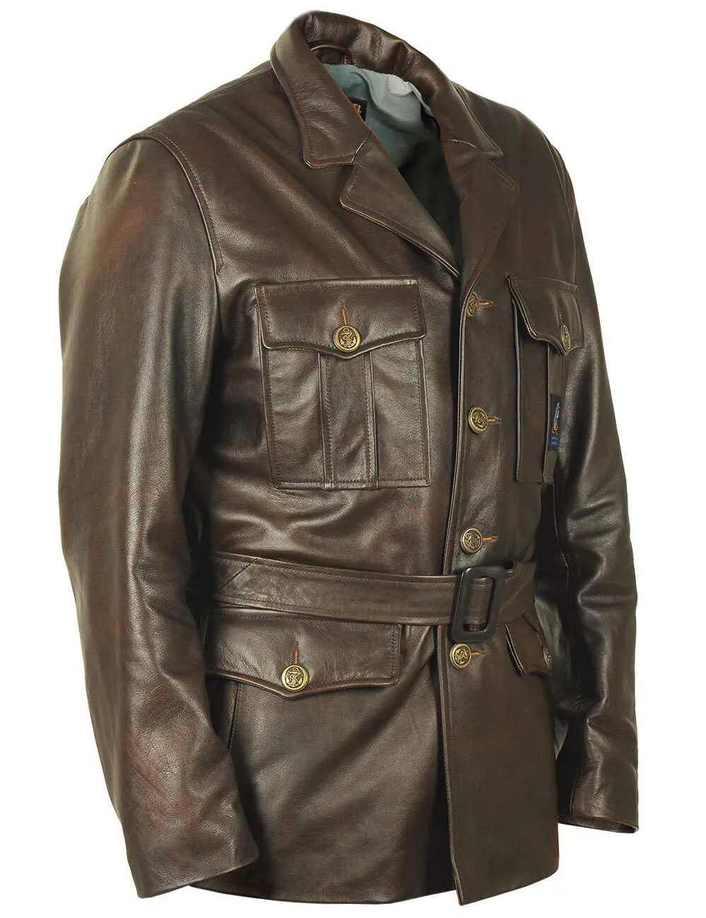 RAF Goldfish Leather Coat Art. 347