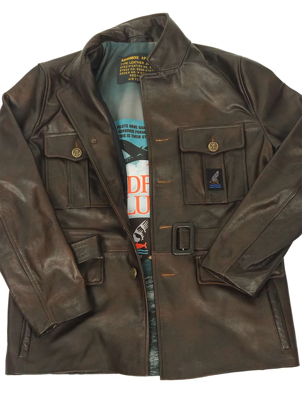 RAF Goldfish Leather Coat Art. 347