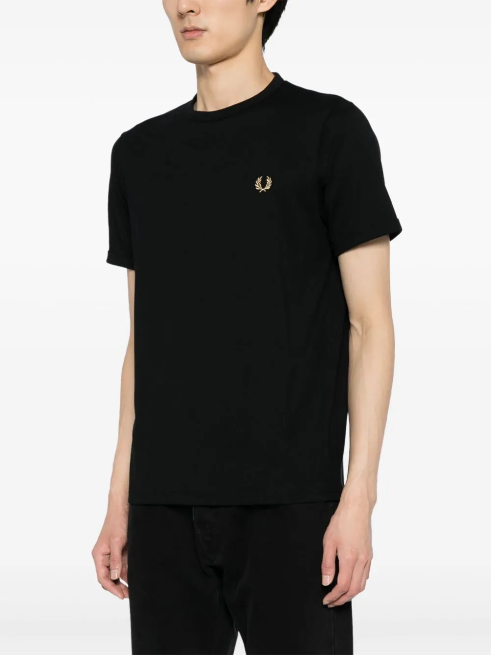 Ringer cotton T-shirt