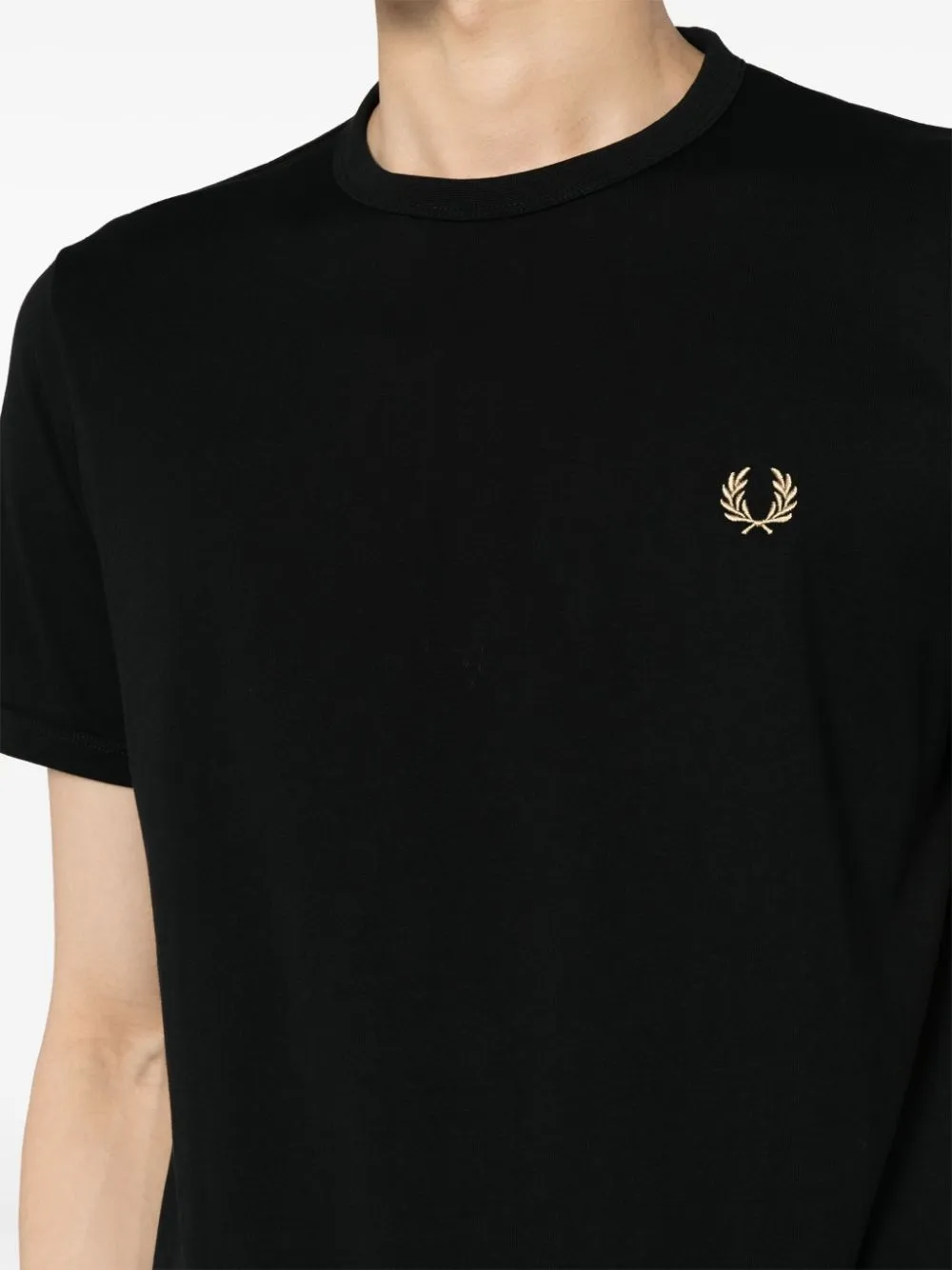 Ringer cotton T-shirt