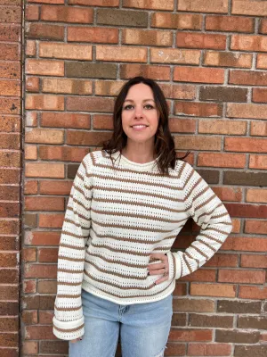 Round Neck Raglan Sleeve Sweater