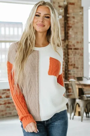 SALE - Kofi Colorblock Drop Shoulder Sweater