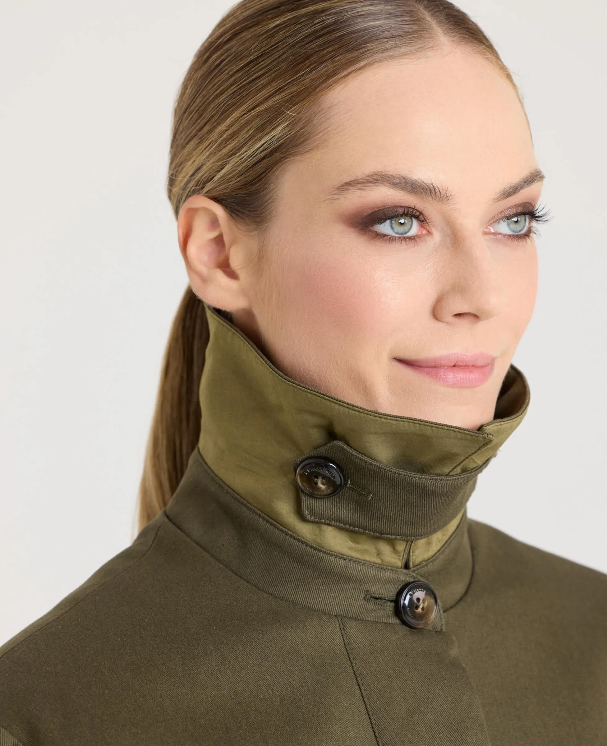 Sarah Utility Cotton Twill Jacket