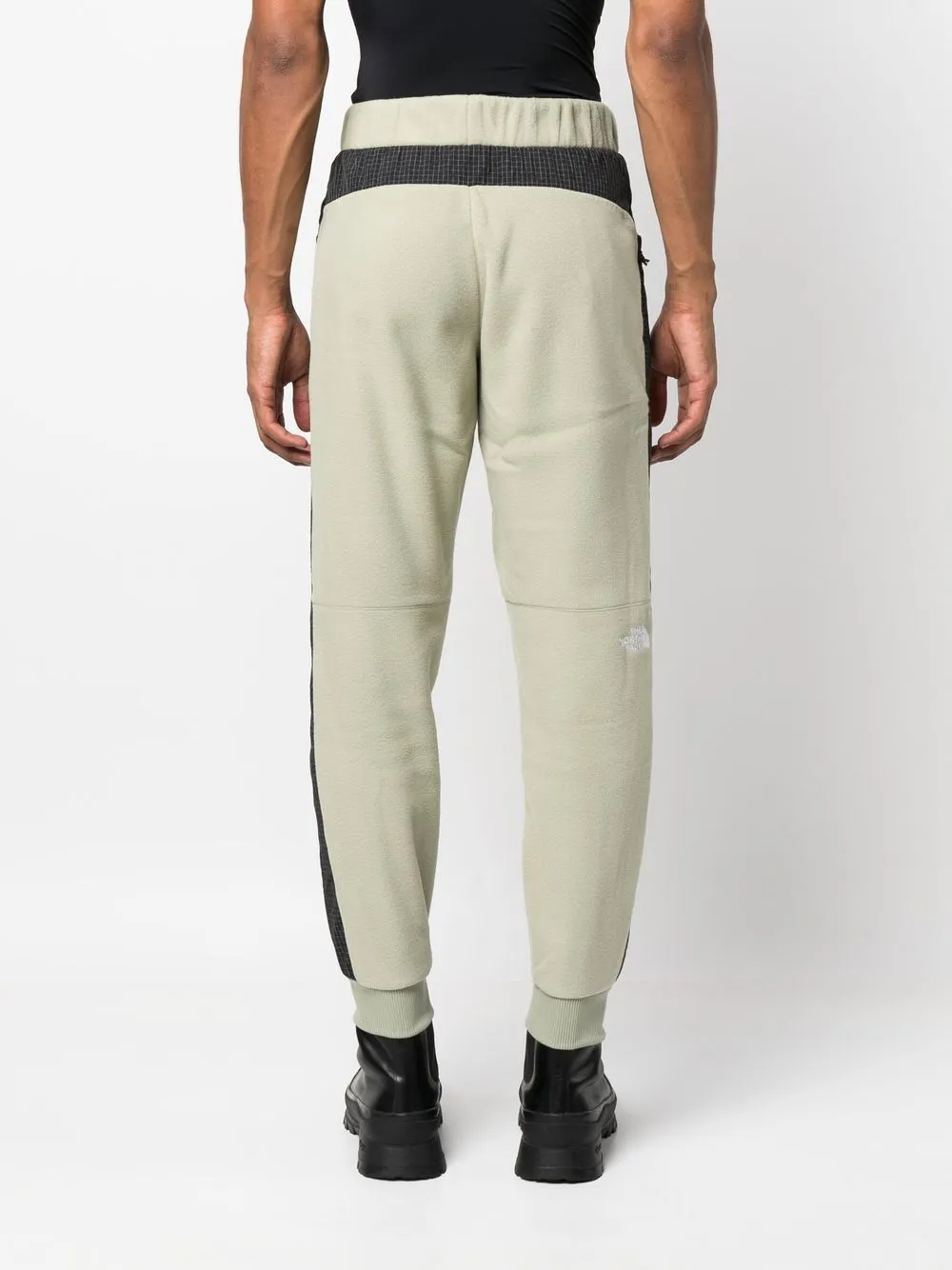 side-stripe fleece track pants