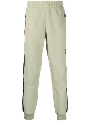 side-stripe fleece track pants