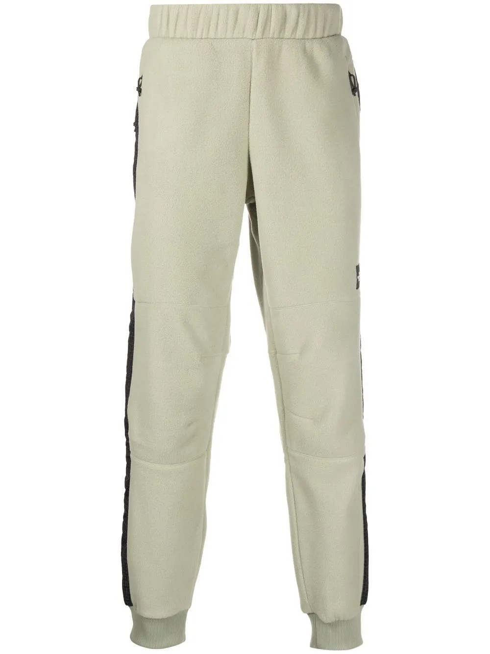 side-stripe fleece track pants