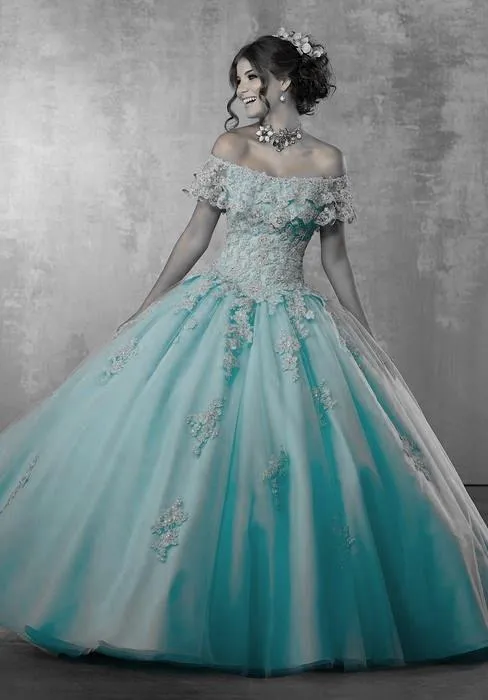 Silk Organza fabric Blue x beige color 54&quot; [9090]