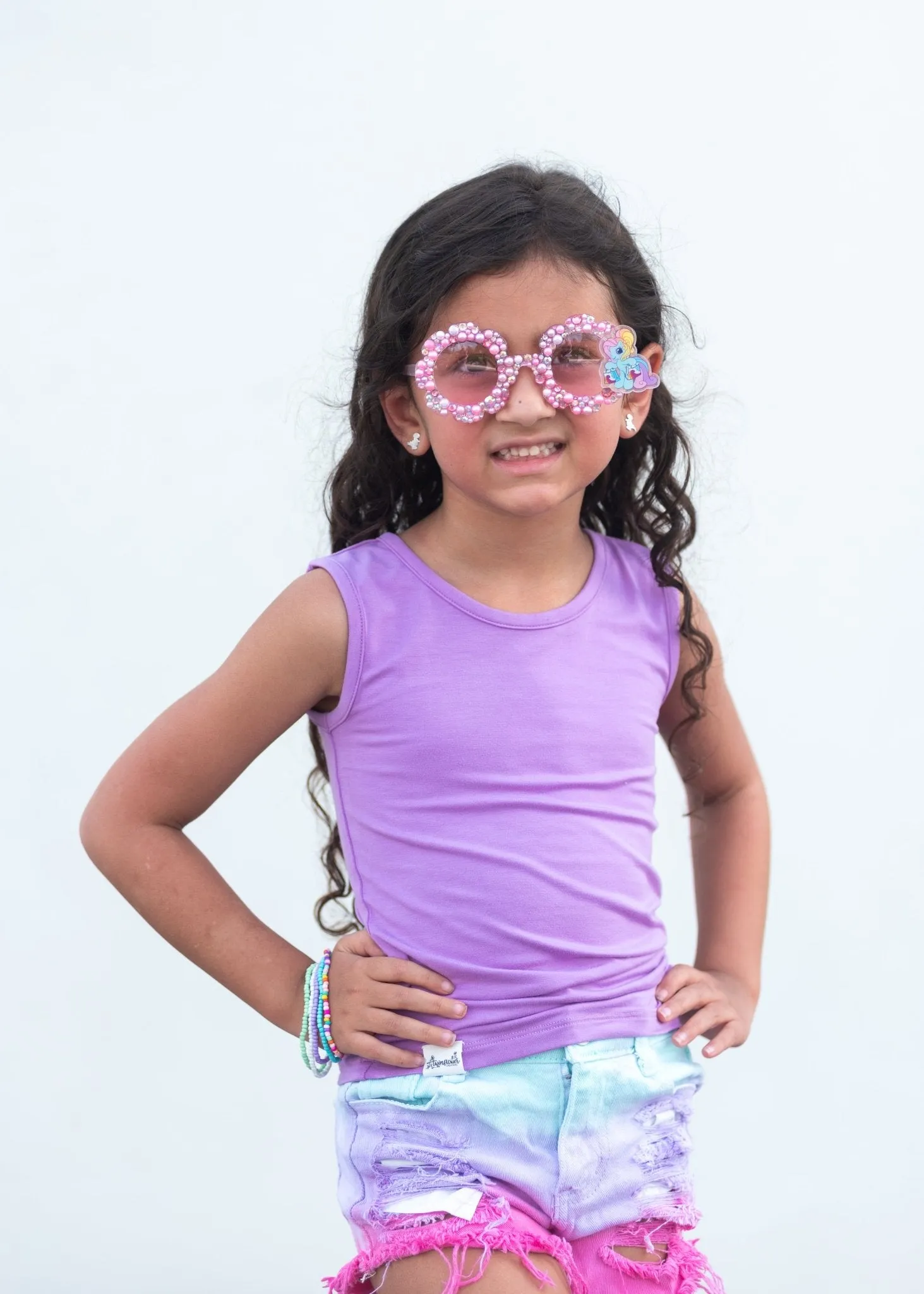 Sleeveless Tank in African Violet