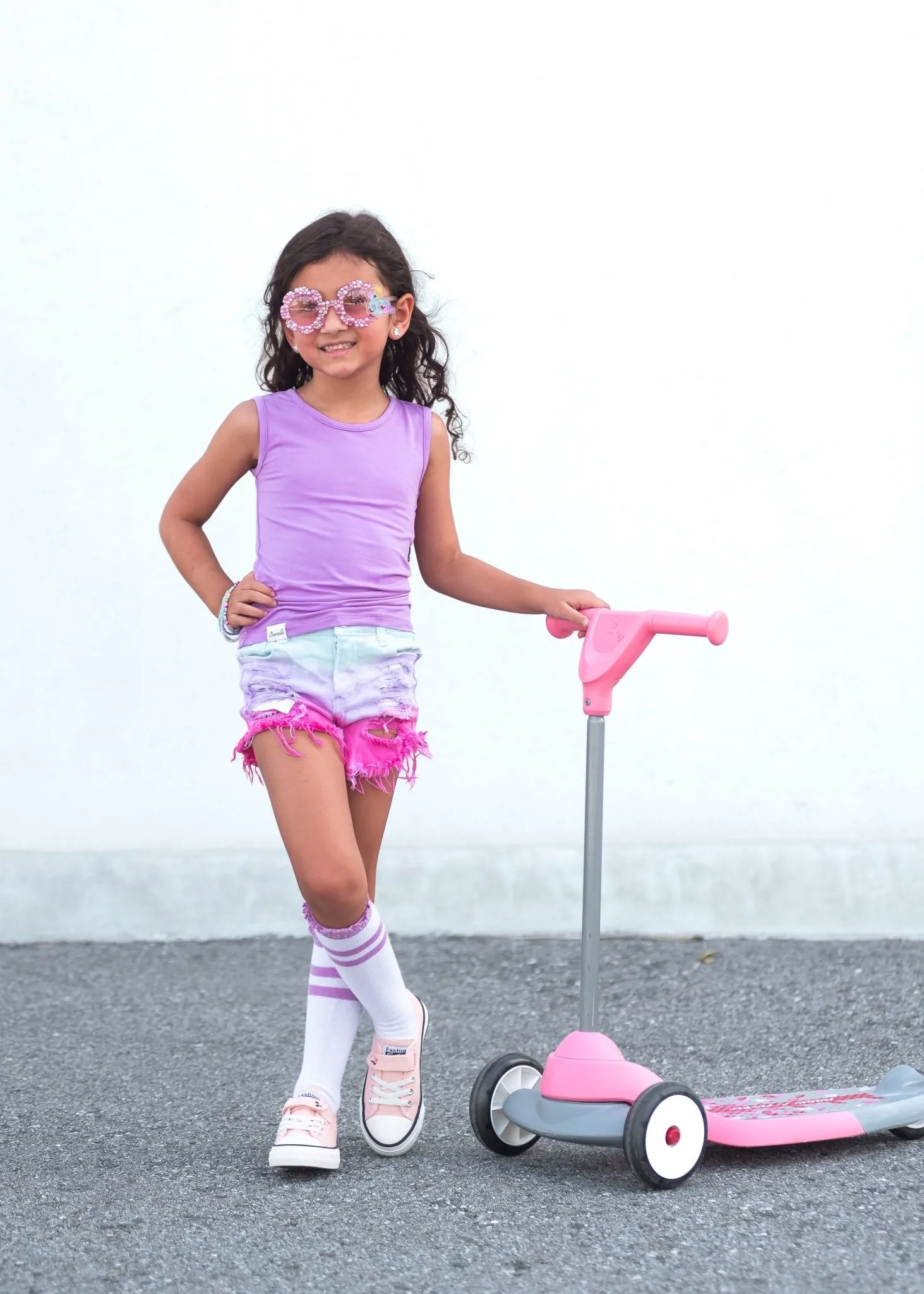 Sleeveless Tank in African Violet