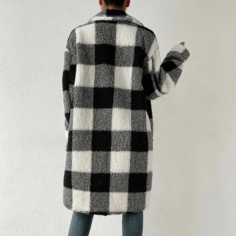 Snuggly Checkered Coat