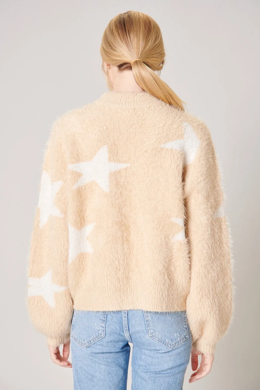 Starry Eyed Eyelash Sweater