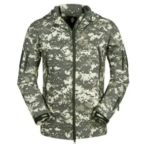 Tactical Waterproof Jacket Men Shark Skin Soft Shell Military Camoufalge Coat Hunting Fishing Outwear
