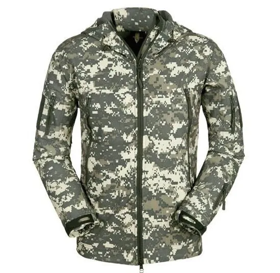 Tactical Waterproof Jacket Men Shark Skin Soft Shell Military Camoufalge Coat Hunting Fishing Outwear