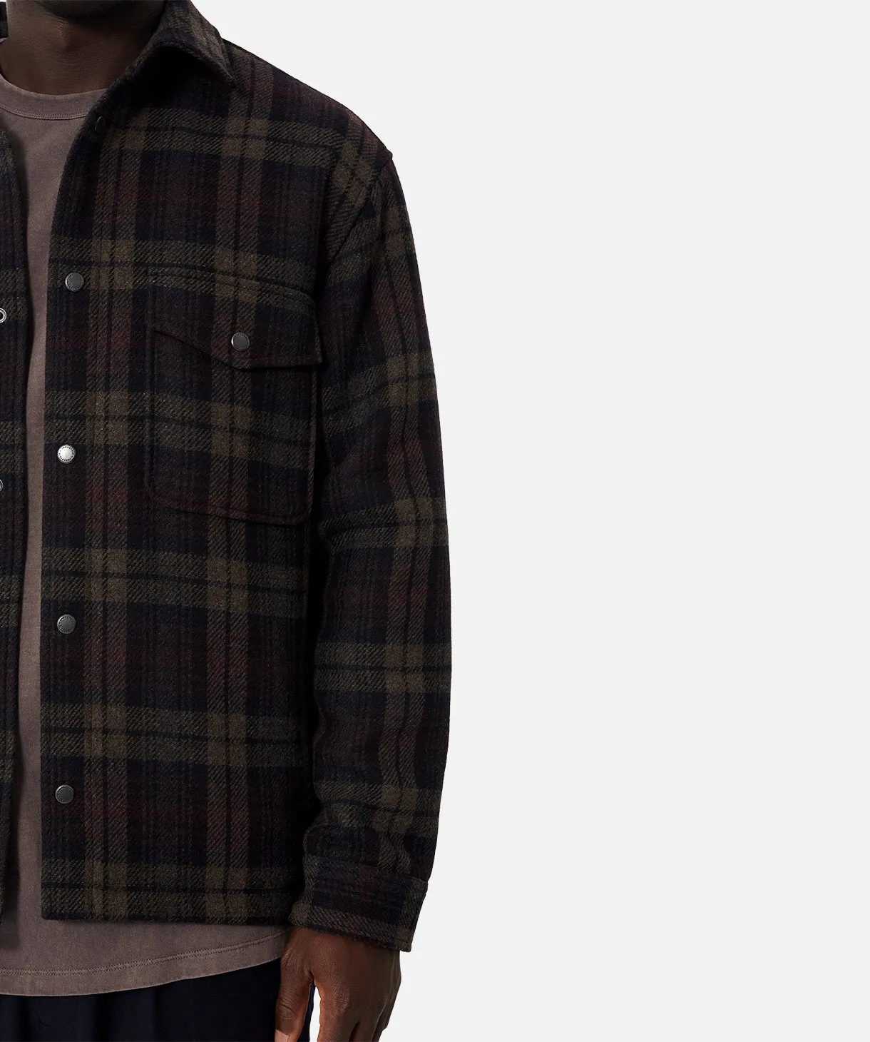 The Nebraska Jacket - Navy/Burgundy
