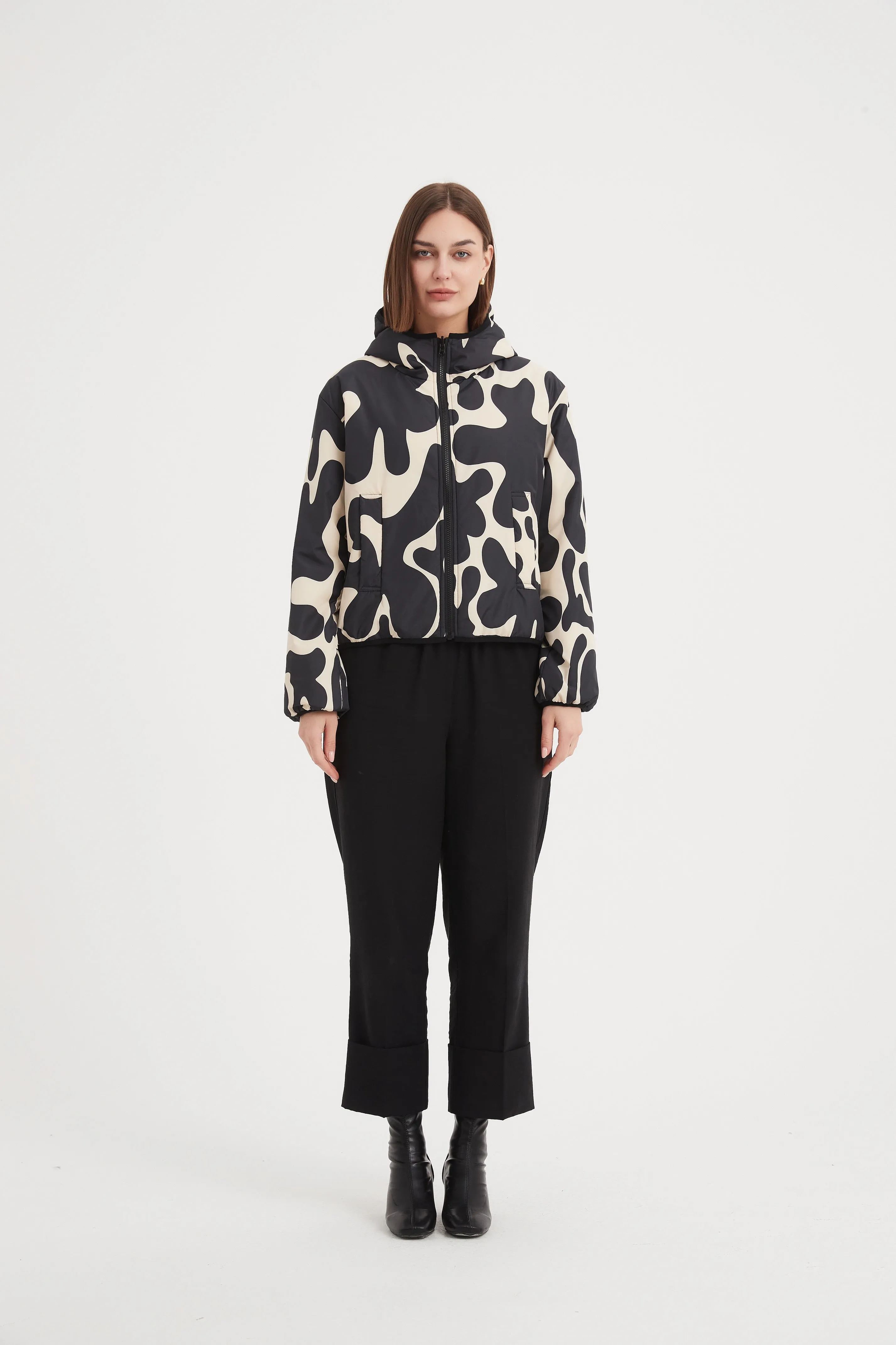 Tirelli Reversible Print Puffer Jacket