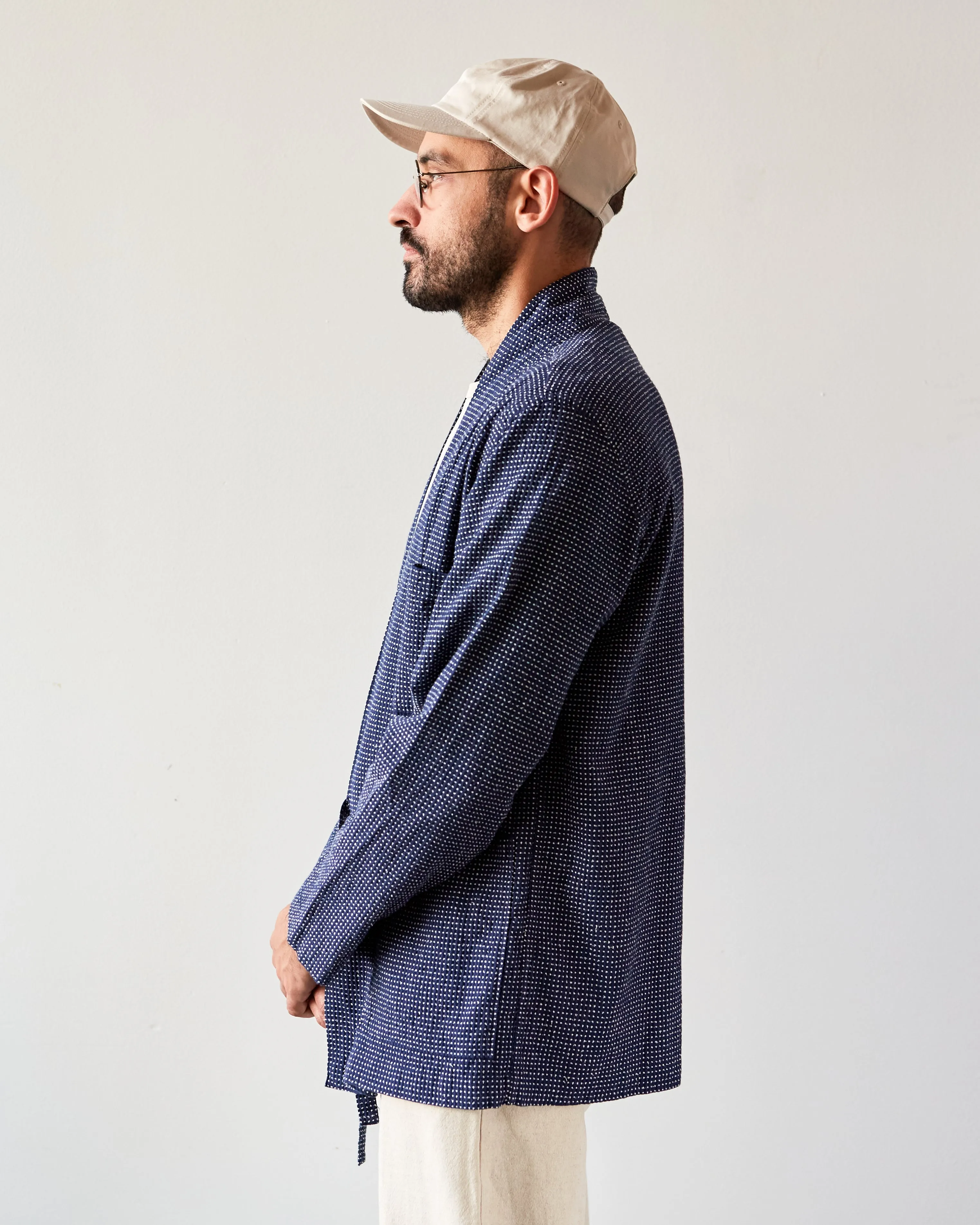 Universal Works Cactus Weave Yokohama Jacket, Navy