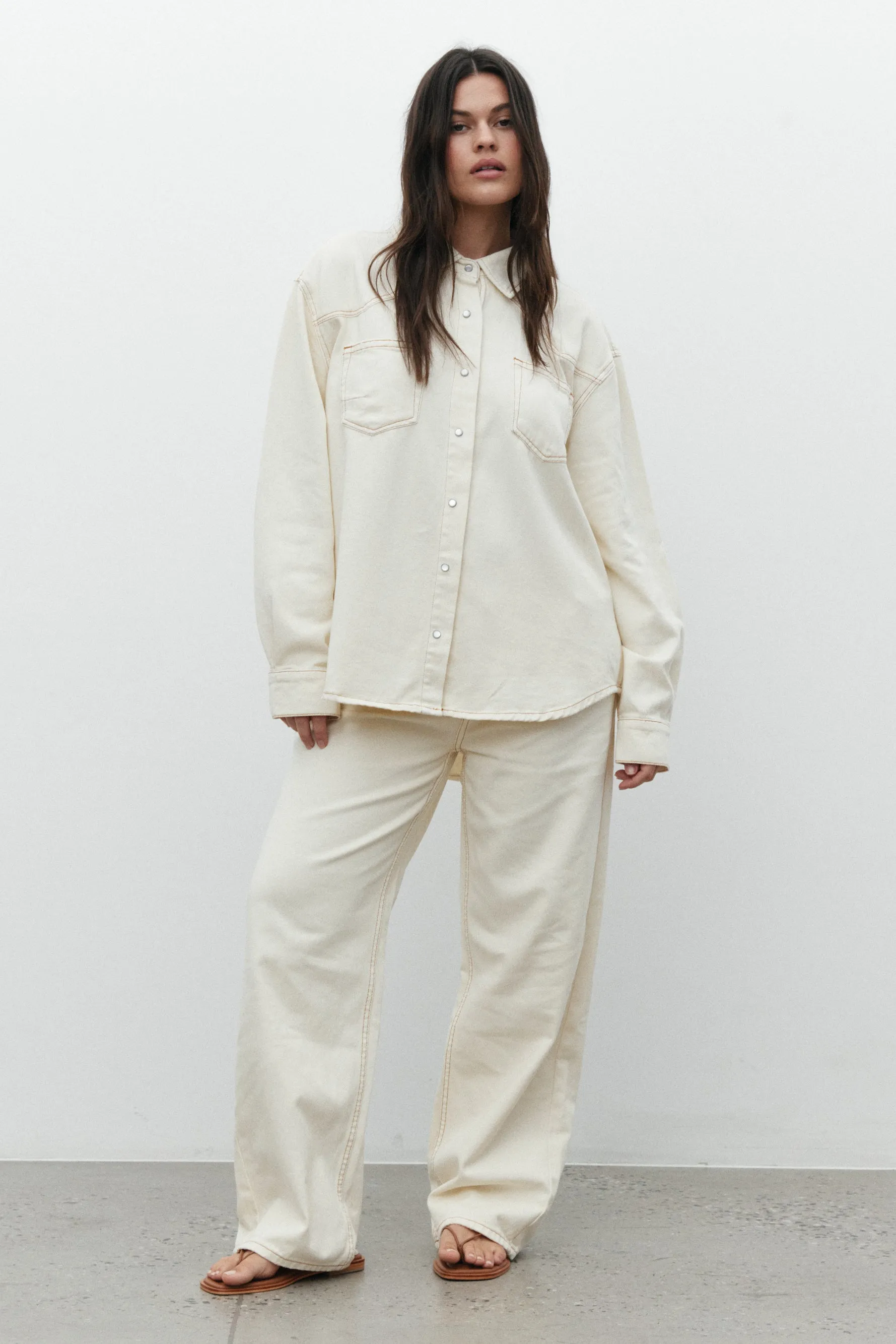 Westlake Shacket in Angora