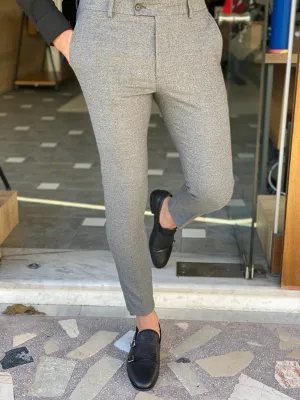 Winterfell Slim Fit Gray Pants
