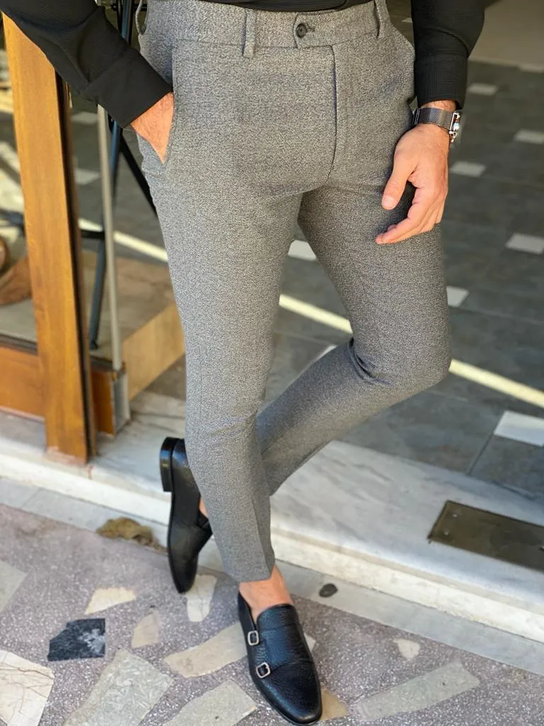 Winterfell Slim Fit Gray Pants