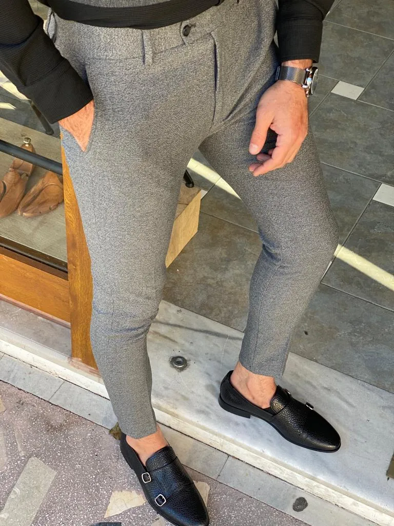 Winterfell Slim Fit Gray Pants