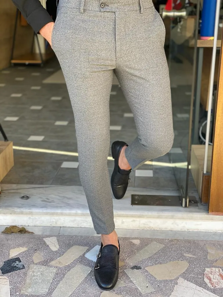 Winterfell Slim Fit Gray Pants