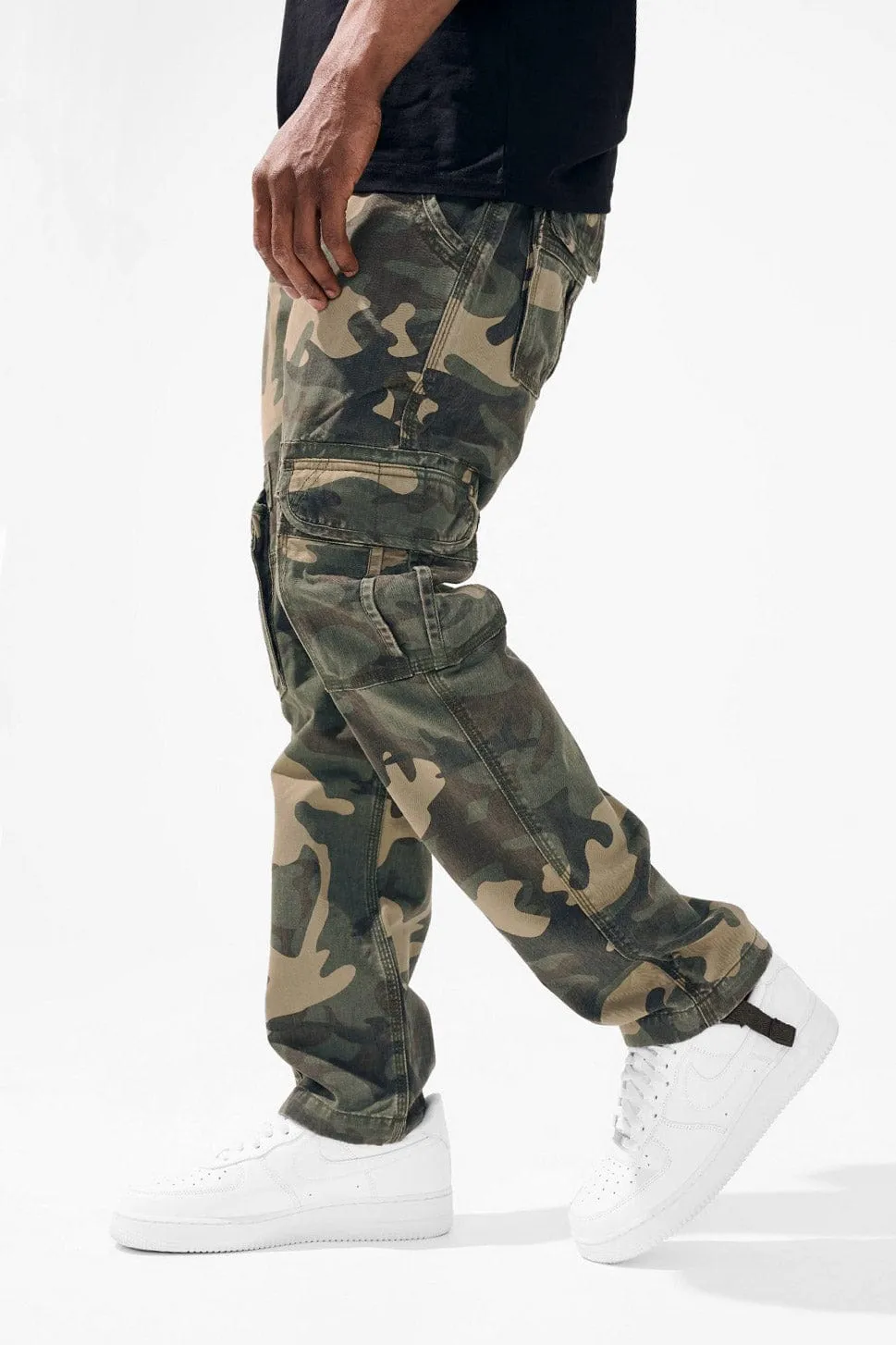 XAVIER OG CAMO CARGO & SCALLOP T-SHIRT 3 PACK (WHITEOUT)